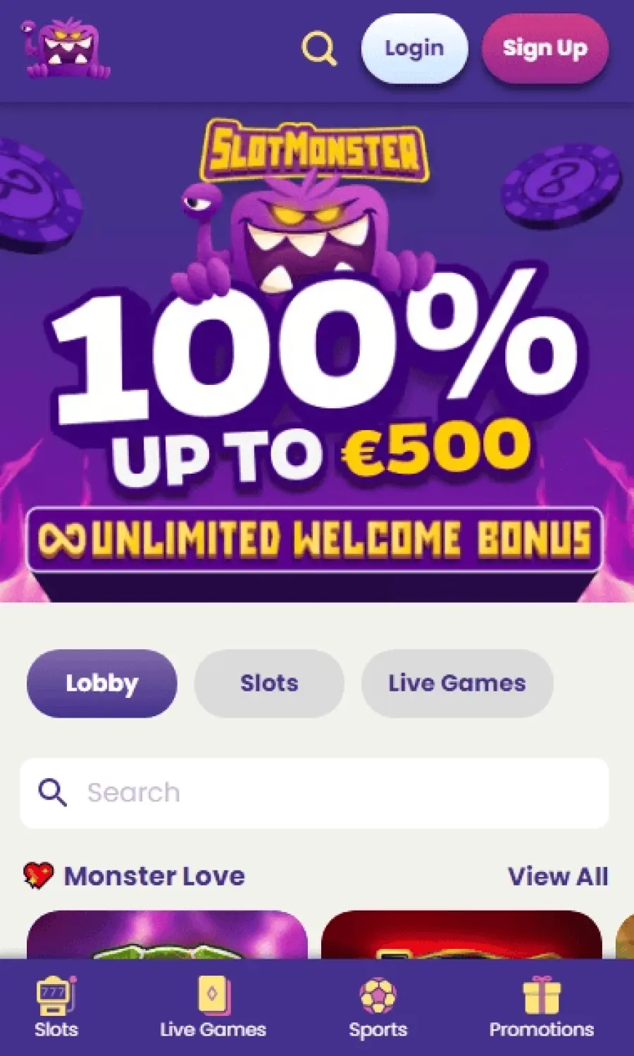 Slotmonster app